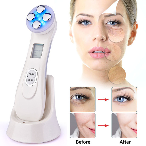 Face Lifting Fractional RF EMS Anti Aging LED Photon Therapy Beauty Care Device