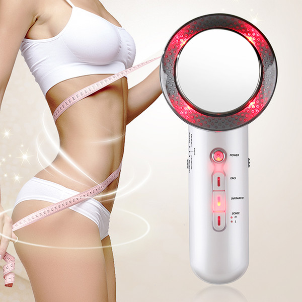 New Ultrasonic Slimming Machine Home Use Portable Infrared Fat Burning Ultrasound EMS Massager For Lymphatic Drainage Free Shipping