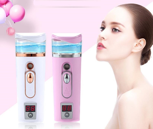 Skin test hydrating equipment Portable charging treasure nano sprayer humidification hydrating beauty instrument steaming face