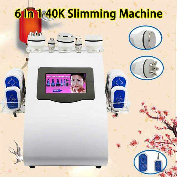 Factory price 40K Ultrasonic Cavitation Body Sculpting Slimming Vacuum RF Skin Firm Body Lift red Photon Machine CE/DHL Free Shipping