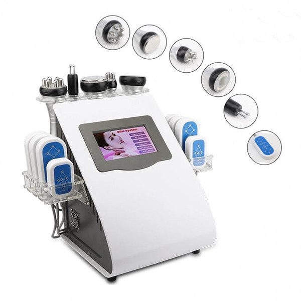 Factory price 40k Ultrasonic liposuction Cavitation 8 Pads LLLT lipo Laser Slimming Machine Vacuum RF Skin Care Salon Spa Equipment