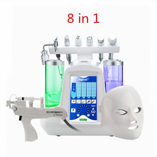 2019 New 8 In1 Hydra Dermabrasion Machine Professional Hydro Microdermabrasion Facial Deep Cleaner Water Peel Skin Care Spa Machine CE