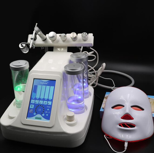 2019 Professional Microdermabrasion Hydro Facial Machine Hydra Dermabrasion Face Deep Cleaner Skin Care Multifunctional Facial Spa Equipment