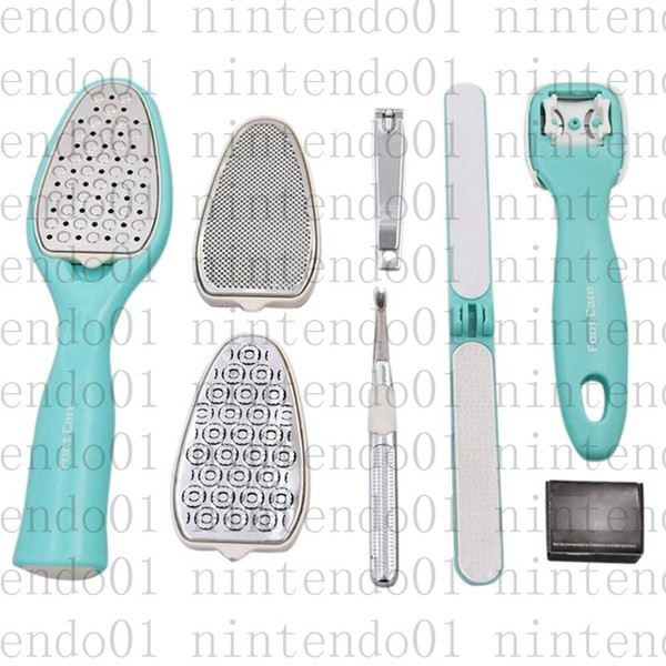 Removable Pedicure Feet Rasps Callus Shaver Remover Replaceable Foot File Hard Dead Skin Trimmer Tools Manicure Sets