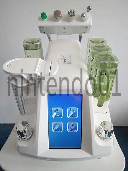 New Hydra Dermabrasion RF Bio-lifting Spa Facial Machine / Aqua Facial cleaning Machine /water Peeling Dermabrasion DHL Free Shipping