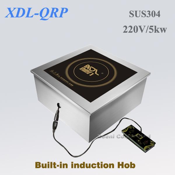 220v 5KW Commercial built in induction hob,commercial induction hob cooker,Restaurant and hotel using commercial cookware