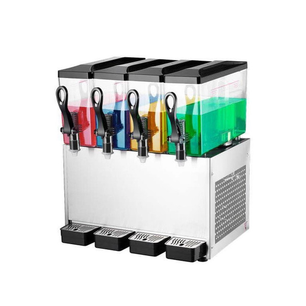 4-cylinder Self-service Beverage Machine Juice Machine Cool and Hot Automatic Milk Tea Cold Drinker Soybean Milk Mix & Sprayer