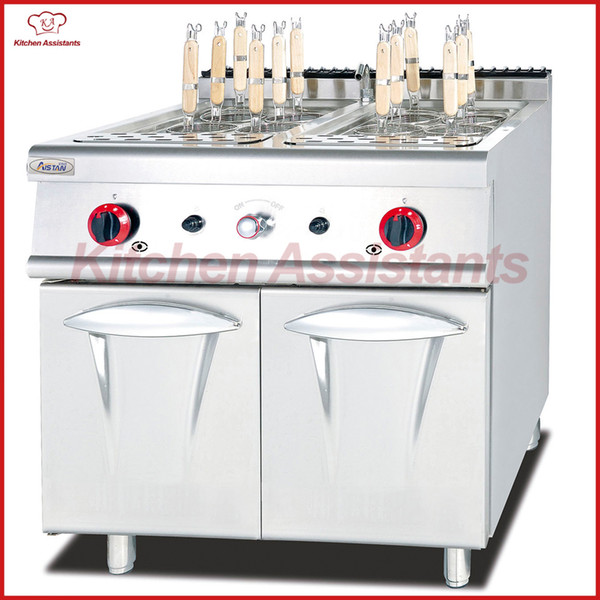 GH988 gas pasta cooker with cabinet of catering equipment