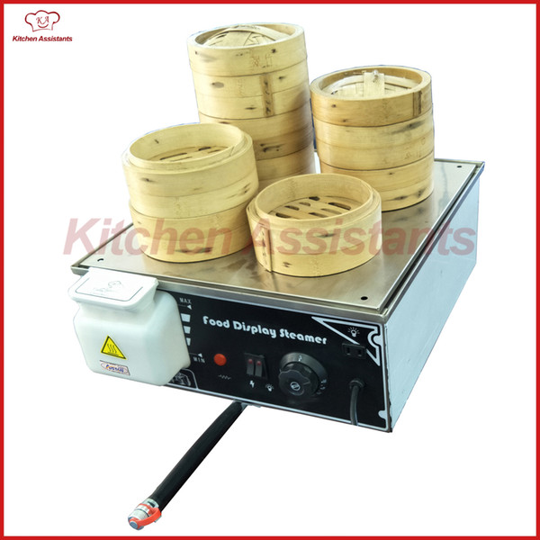 KA500D-4 Mini Electric Chinese Bun Steamer Food Steamer with 4 steam outlet
