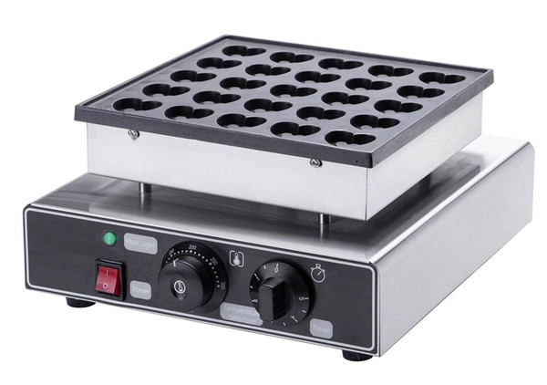 Free shipping 110V 220V Electric 25 holes Heart shaped Mini Pancakes Machine Pancake Iron