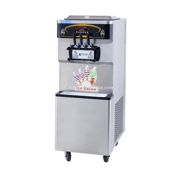Freee shipment to door Kolice hot sale Taylor 3 flavors soft ice cream machine yogurt gelato soft ice cream machine with full refrigerant