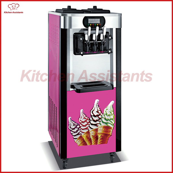 XQ20L electric vertical commerical ice cream making machine soft ice cream maker