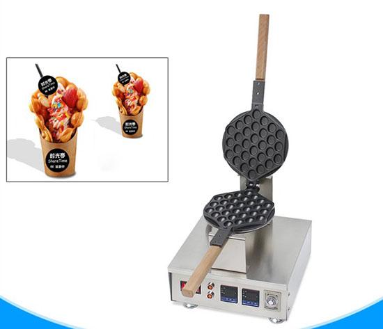Commecial digital bubble waffle maker electric Hong Kong egg waffle maker puff waffle machine bubble egg cake oven LLFA