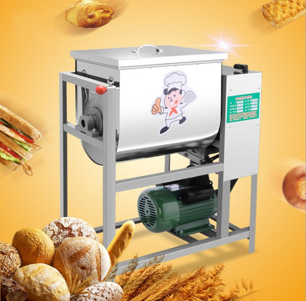 Automatic Dough Mixer 25kg Capacity Stand Mixing Machine with Dough Hook, Beater, Stainless Steel Mixing Bowl Kitchen Mixer LLFA