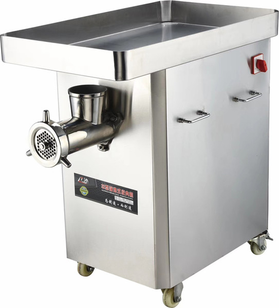 3KW Commercial Large 32 304 stainless steel electric Floor standing meat grinder shred meat machine fish winch chicken rack lamb Beef frozen
