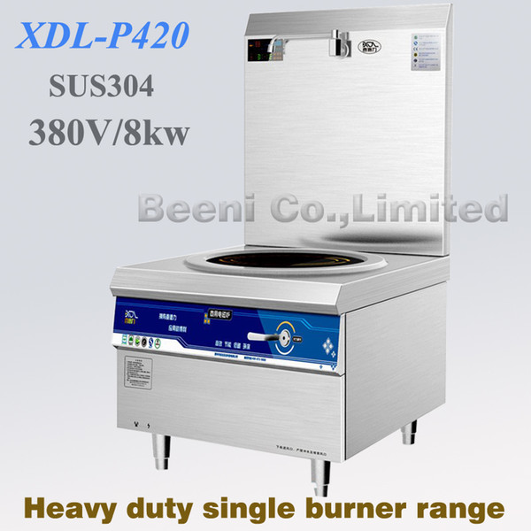 380V 8000W Restaurant Stire-fry heavy duty single-burner induction big cooker,high power induction cooker,business use cooker