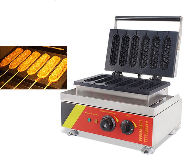 New Arrival Commercial Muffin Hot Dog Machine /Electric Lolly Waffle Maker /Waffle Hot Dog Machine Price LLFA