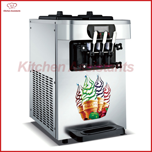 XQ18X electric counter top commerical ice cream making machine soft ice cream maker