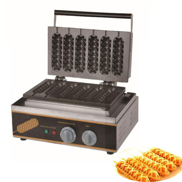 BEIJAMEI High Quality 110v 220v Electric Corn Dog machine commercial lolly sausage Waffle Maker for sale
