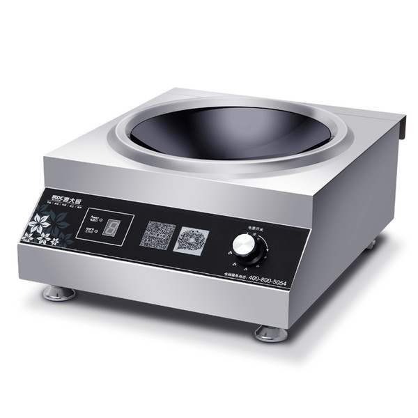 hotplate Commercial high-Power commercial induction cooker 5kw concave electric frying machine hearth type 5000w electric frying Cooker