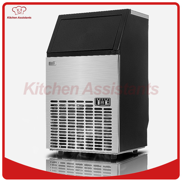 HZB50 HOT 50kgs/24H Automatic ice Maker, Household ice cube making machine for commercial use for bar for coffee shop,