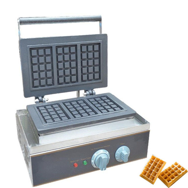 BEIJAMEI 110v 220v Electric waffle machine commercial square waffle machine electric waffle making machine for sale