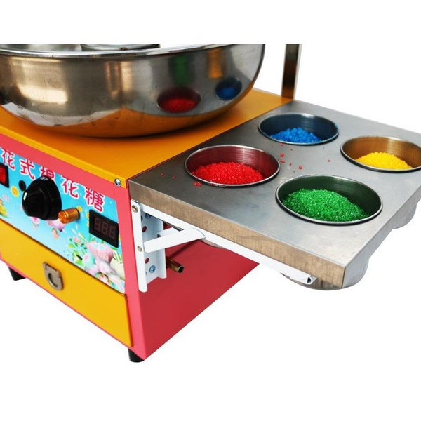 Cotton sugar Machine stalls with commercial fancy cotton sugar maker color drawing electric cotton sugar Make machine