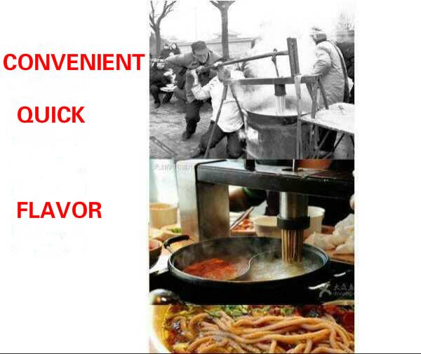2 bowls pneumatic Hele machine noodle machine surface Hele branding coarse grain machine with air pump automatic Hele Equipment
