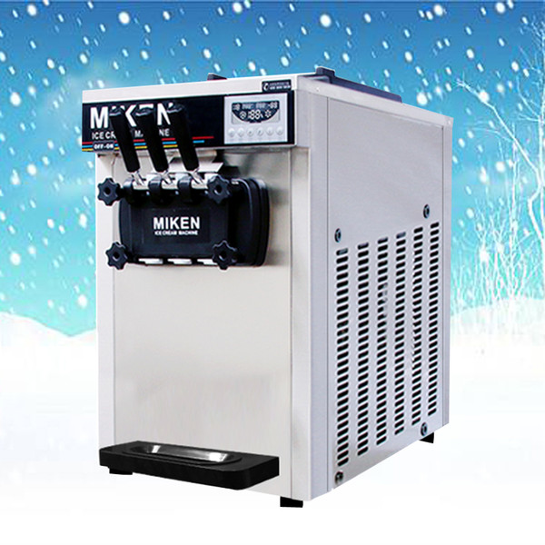 High quality one-step service commercial hard ice cream machine manufacturer / soft ice cream machine intelligent operation