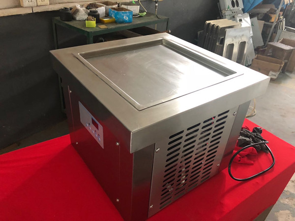 Free shipment to door 35*35CM pan mini tabletop FRY ICE CREAM roll MACHINE countertop fried ice cream machine desktop roll ice cream machine