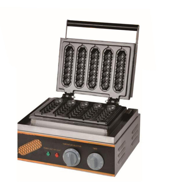 FREE SHIPPING FY-117 Commercial Use Electric Lolly Waffle Makers Machine French Hot Dog Waffle Baker Machine