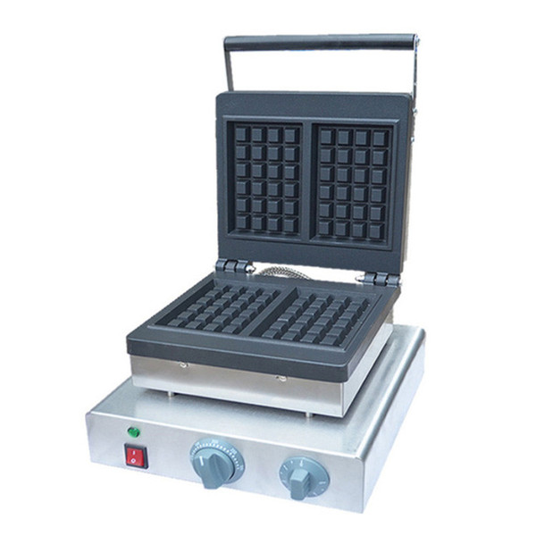 HOT SELLING Factory Restaurant Square Waffle Maker Commercial Belgian Waffle Maker Electric Belgian Waffle Making Machines