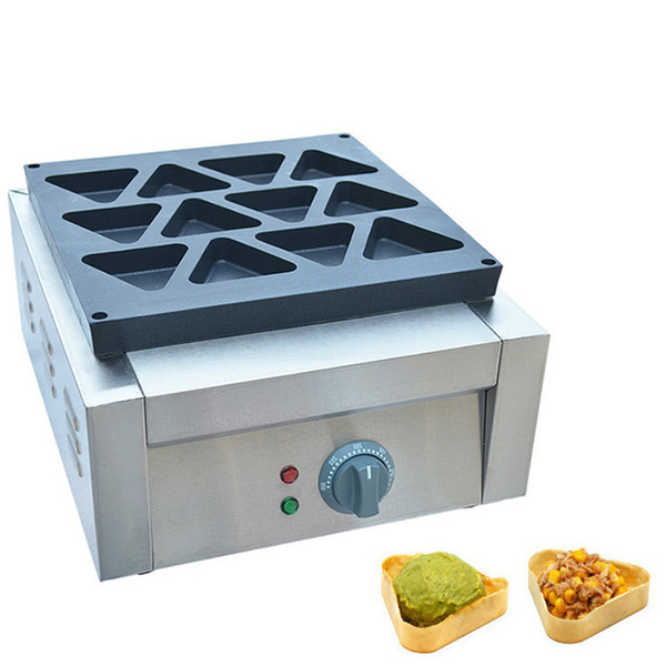 FREE SHIPPING Wholesale Commercial non-stick electric triangle obanyaki Waffle Machine Baker Sandwich Maker With High Quality