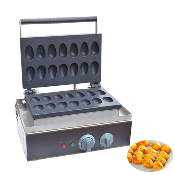 Commercial 14 Holes Bird Eggs Fried Snack Baker Machine Electric Fried Quail Eggs Iron Mold Maker Eggs Snack Baking Machine