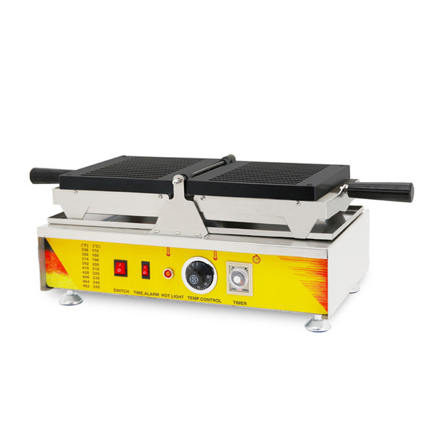 Commercial Electric Non-sticks Biscuit Stick Waffle Machine Threaded Chips Shape Baker Iron Making Pan Mould 110V/220V