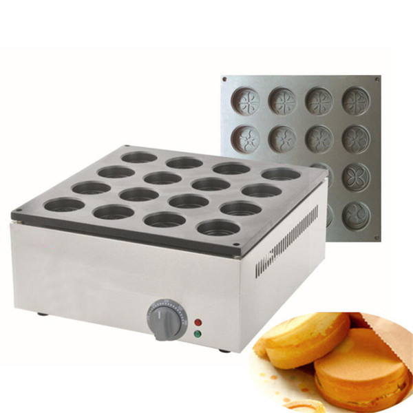Electric 16 Holes Taiwan Car Wheel Shaped Red Bean Cakes Maker Electric Scone Machine Obanyaki Maker