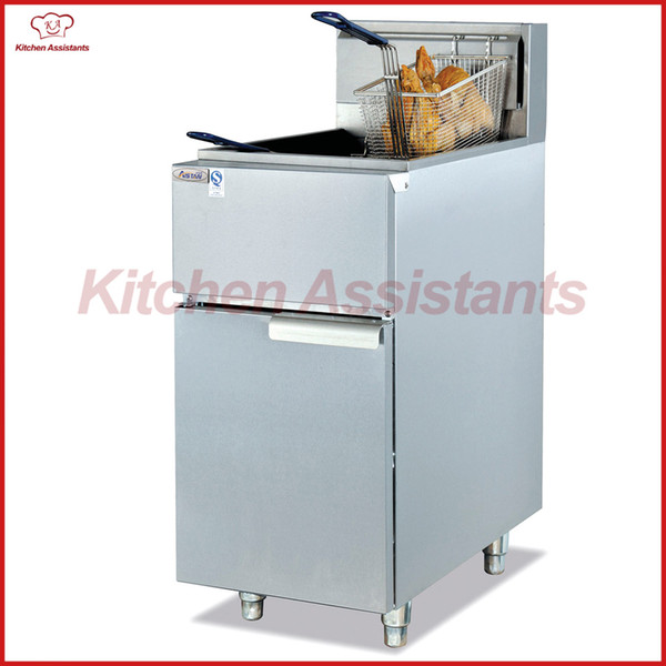 GF2G vertical gas temperature-controlled fryer potato fryer