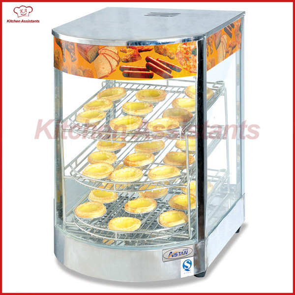 DH1P commercial electric stainless steel snack bread display showcase