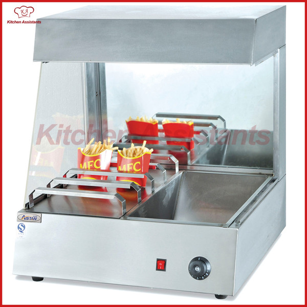 VF6 commercial electric countertop chip warmer display showcase