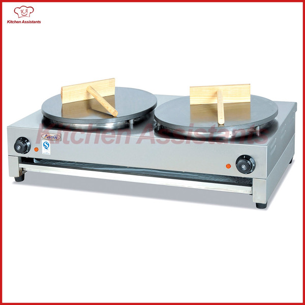 DE2 electric crepe maker cooker griddle machine of snack maker equipment
