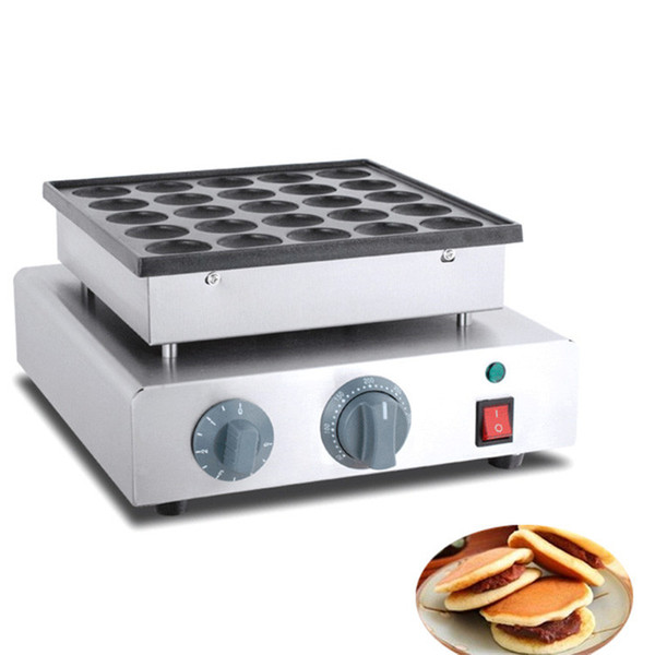 HOT SELLING Commercial Mini Pancake Machine 25 Holes Nonstick Pan Water-proof Switch Scones Machines Muffin Machine