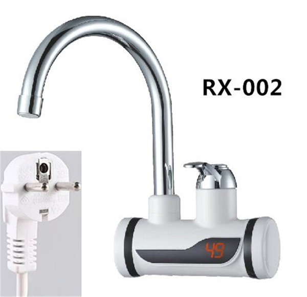 RX-002L,Digital Display Instant Hot Water Tap,Fast electric heating water tap,Inetant Electric Heating Water Faucet