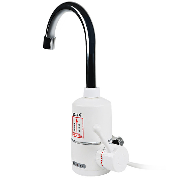 GZU Instant Tankless Electric Hot Water Instantaneous Heater Digital Faucet Kitchen Heating Tap Water Heater with EU Plug Free Shipping TB