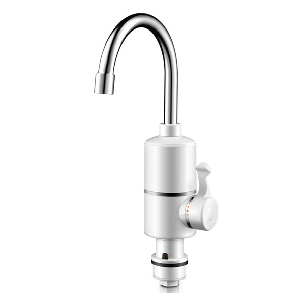 DMWD Tankless Electric Water Heater Kitchen Instant Hot Water Tap Heater Electric Water Faucet Instant Heater Under Type 2000W