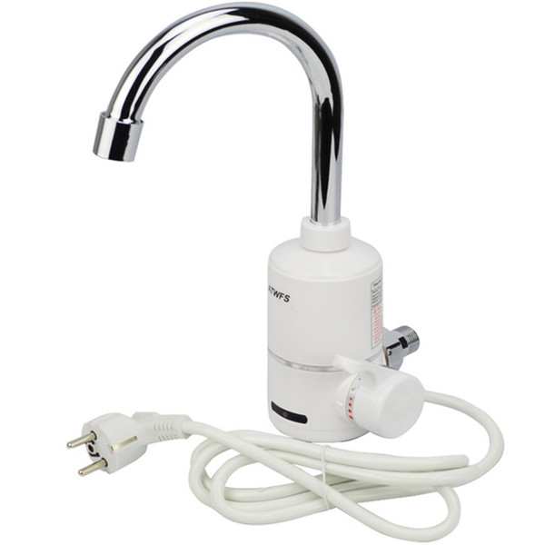 XMS02-2,Tankless Electric Water Heater, Kitchen Instant Hot Water Tap Heater, Electric Water Faucet,Instantaneous Heater 3000W