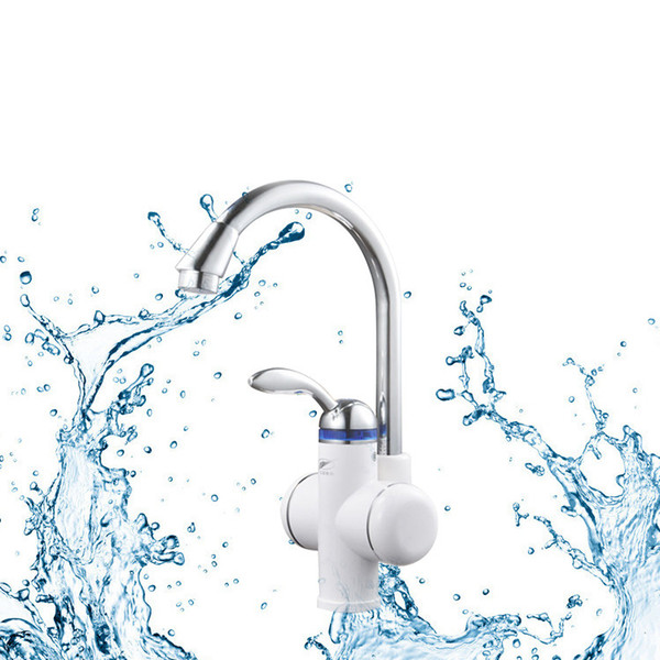 W818-1,free shipping,3000W Instant Hot Water Faucet,Electric Instant Water Heater,Tap Kitchen Electric Hot Water Tap,Heating Faucet EU Plug