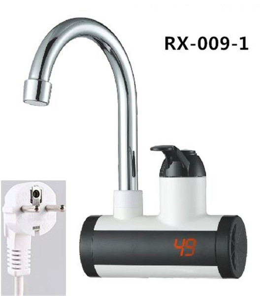 RX-009-1L,Digital Display Instant Hot Water Tap,Fast electric heating water tap,Inetant Electric Heating Water Faucet