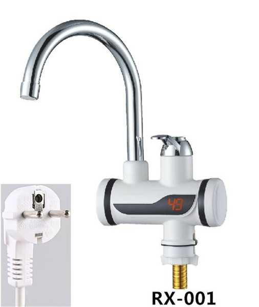 RX-001U,Digital Display Instant Hot Water Tap,Fast electric heating water tap,Inetant Electric Heating Water Faucet