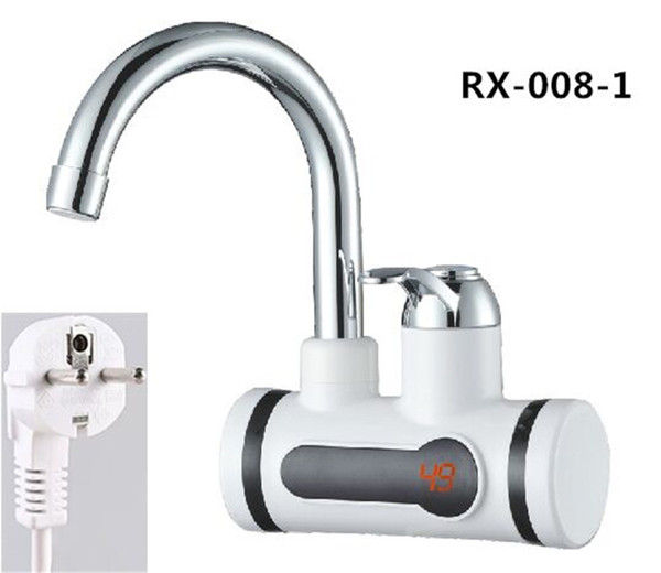 RX-008-1L,Digital Display Instant Hot Water Tap,Fast electric heating water tap,Inetant Electric Heating Water Faucet