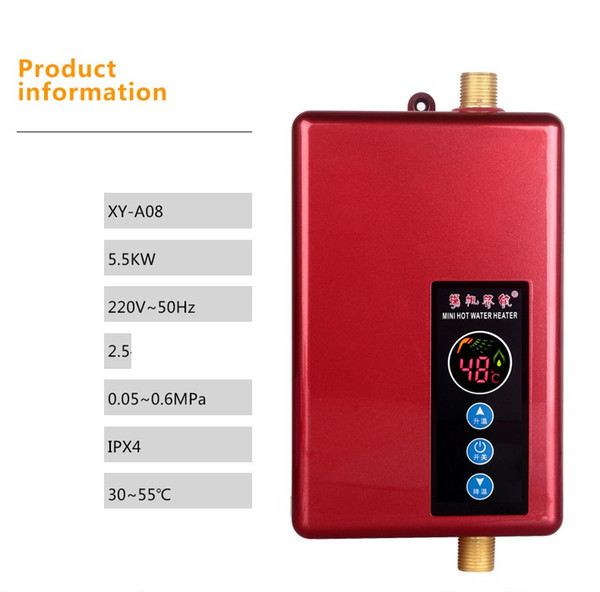 ALDXY70-XY-A08,Electric kitchen instant heating faucet heater hot cold dual-use Tankless water quickly heating tap shower